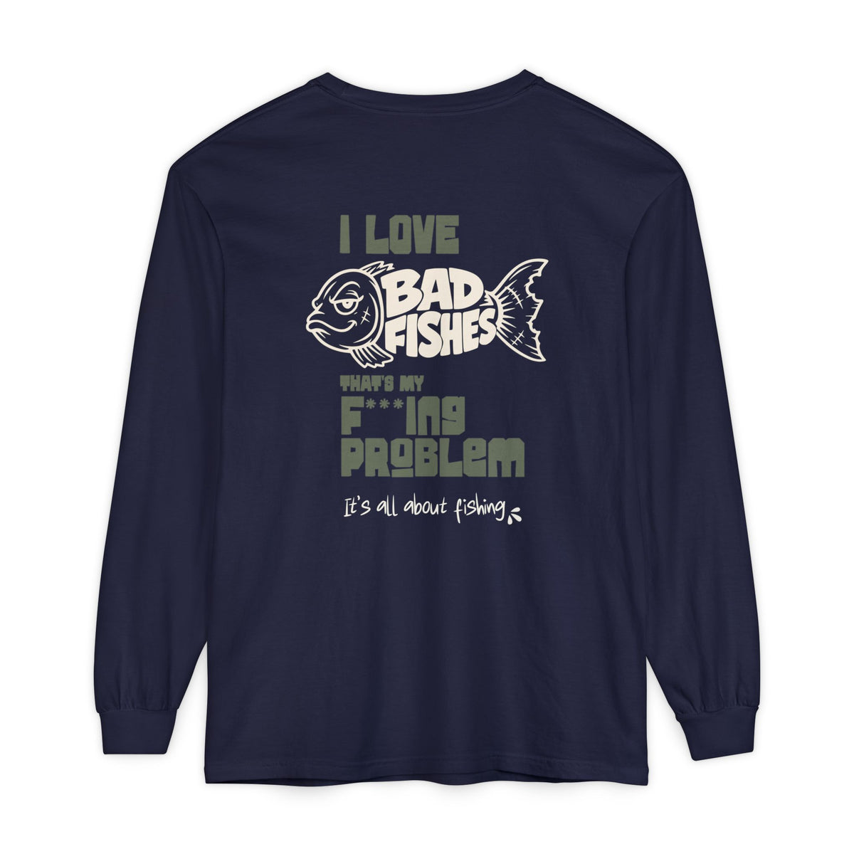 Bad Fishes — "I Love Bad Fishes" Long Sleeve Tee