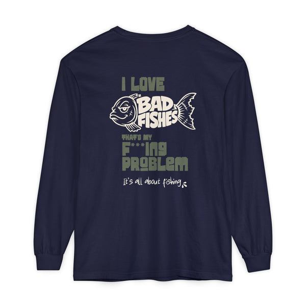 Bad Fishes — "I Love Bad Fishes" Long Sleeve Tee