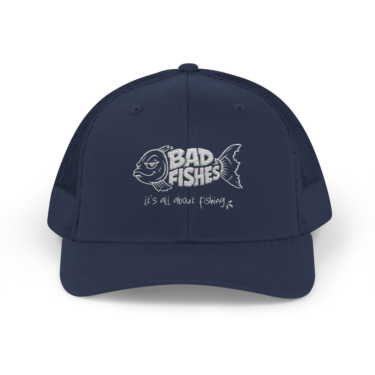 Bad Fishes — Trucker Cap Navy Blue