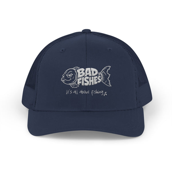 Bad Fishes — Trucker Cap Navy Blue