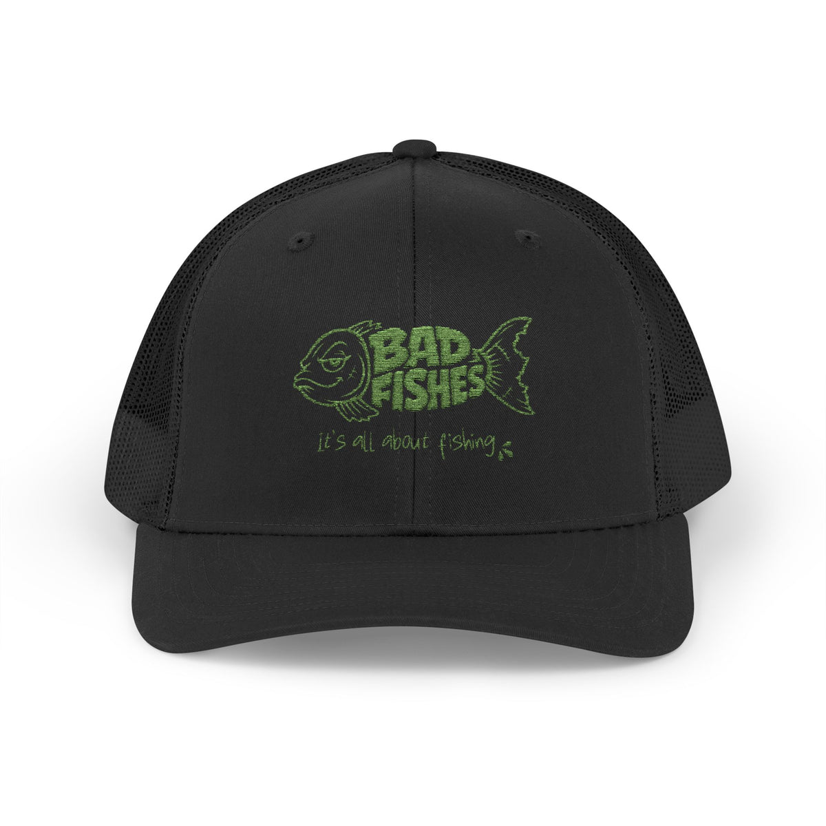 Bad Fishes — Trucker Cap Black & Green