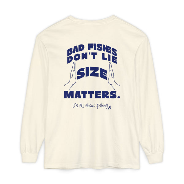 Bad Fishes — "Size Matters" Long Sleeve Tee