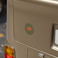 Bad Fishes — Round Sticker Hemp & Orange