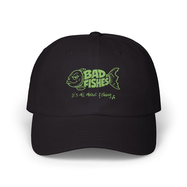 Bad Fishes — Dad Cap Black & Green