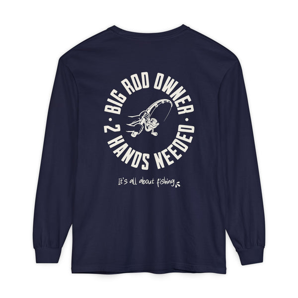 Bad Fishes — "Big Rod Owner" Long Sleeve Tee