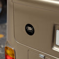 Bad Fishes — Round Sticker Black & White
