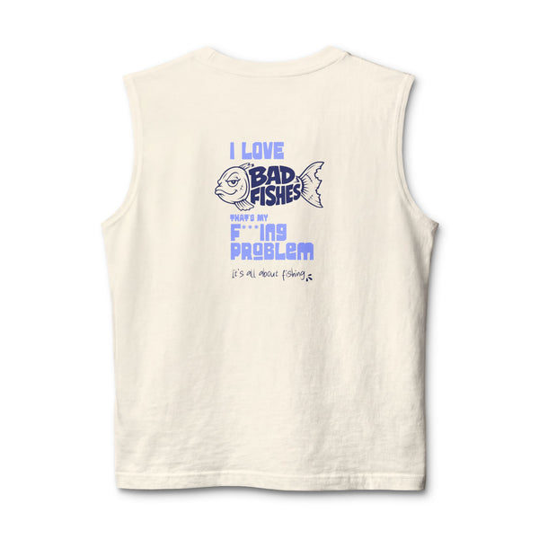 Bad Fishes — "I Love Bad Fishes" Muscle Tank