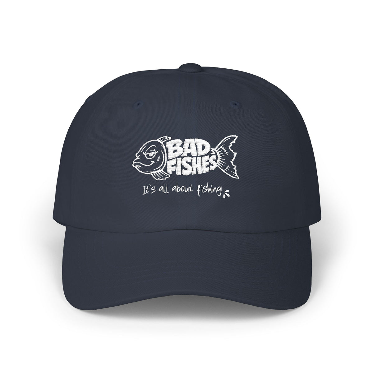 Bad Fishes — Dad Cap Navy Blue